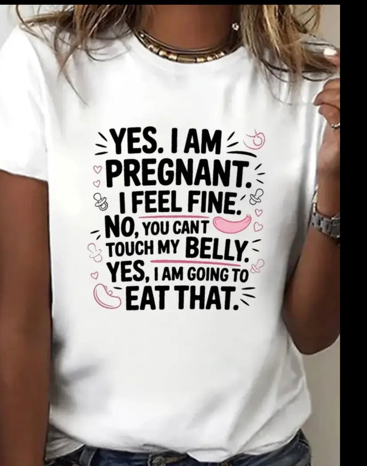 White Womens T-shirt