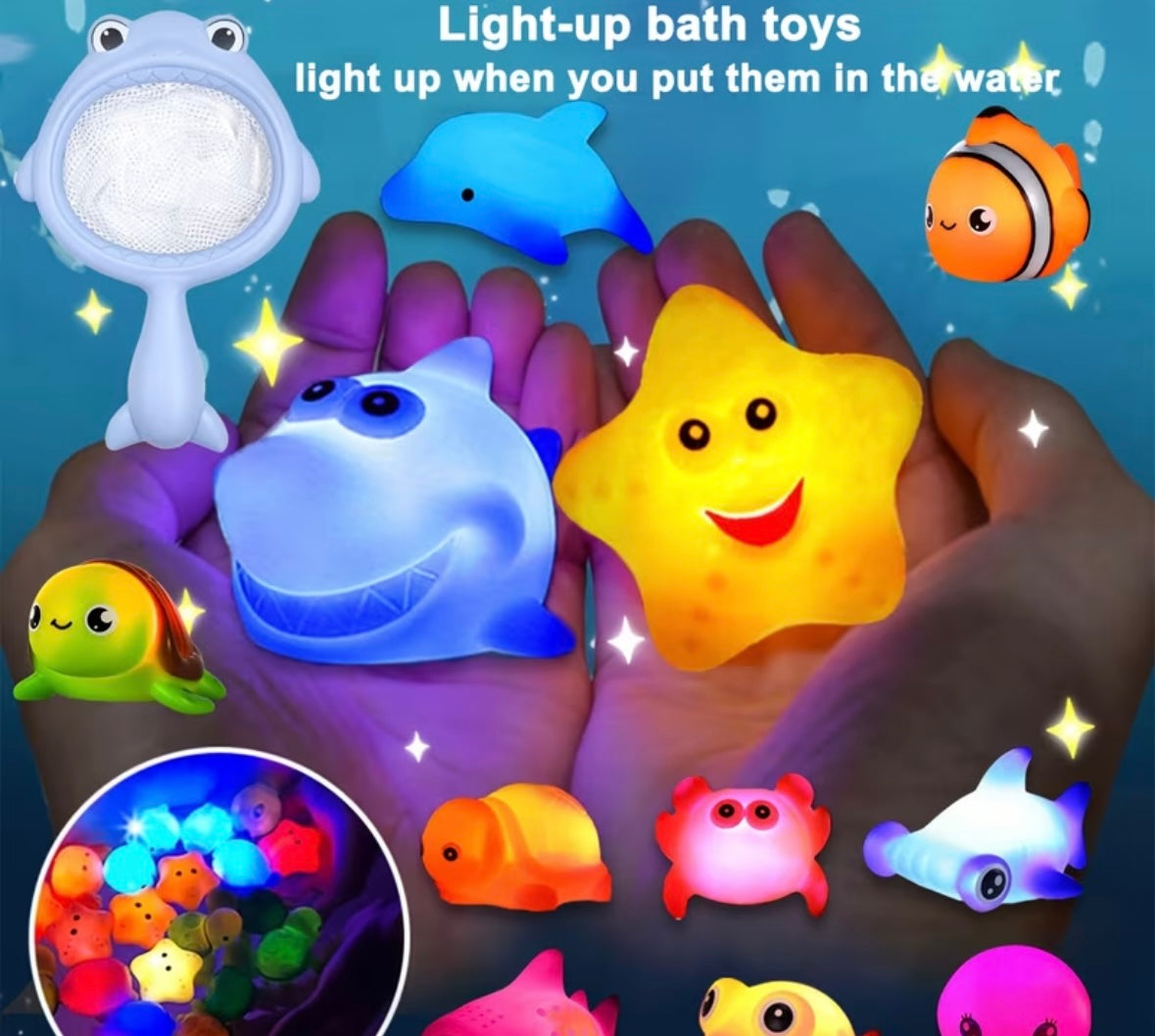 Light Up Bath Toys