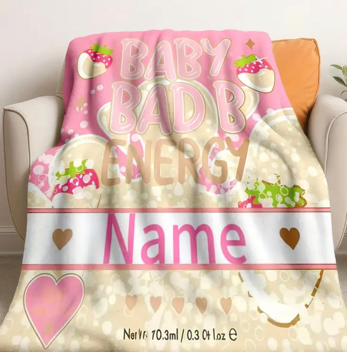 Personalised P Louise Throw