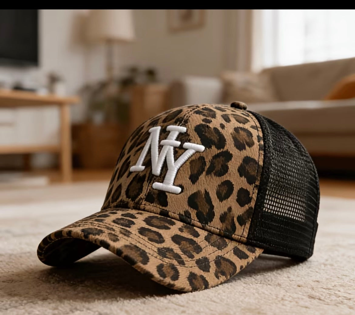 Lepord Print Hat