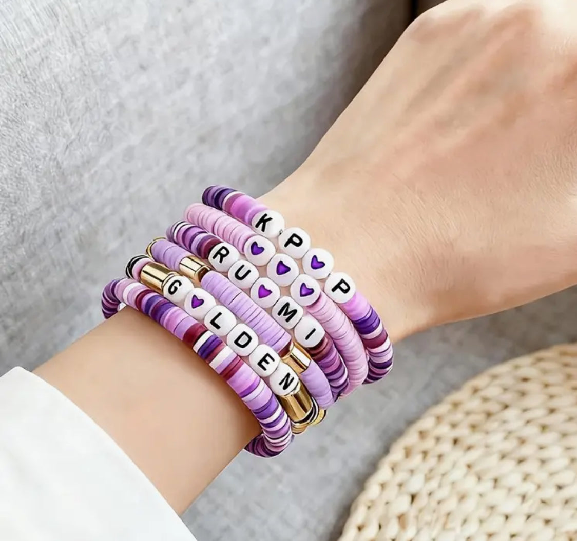 6pcs Kpop Bracelets