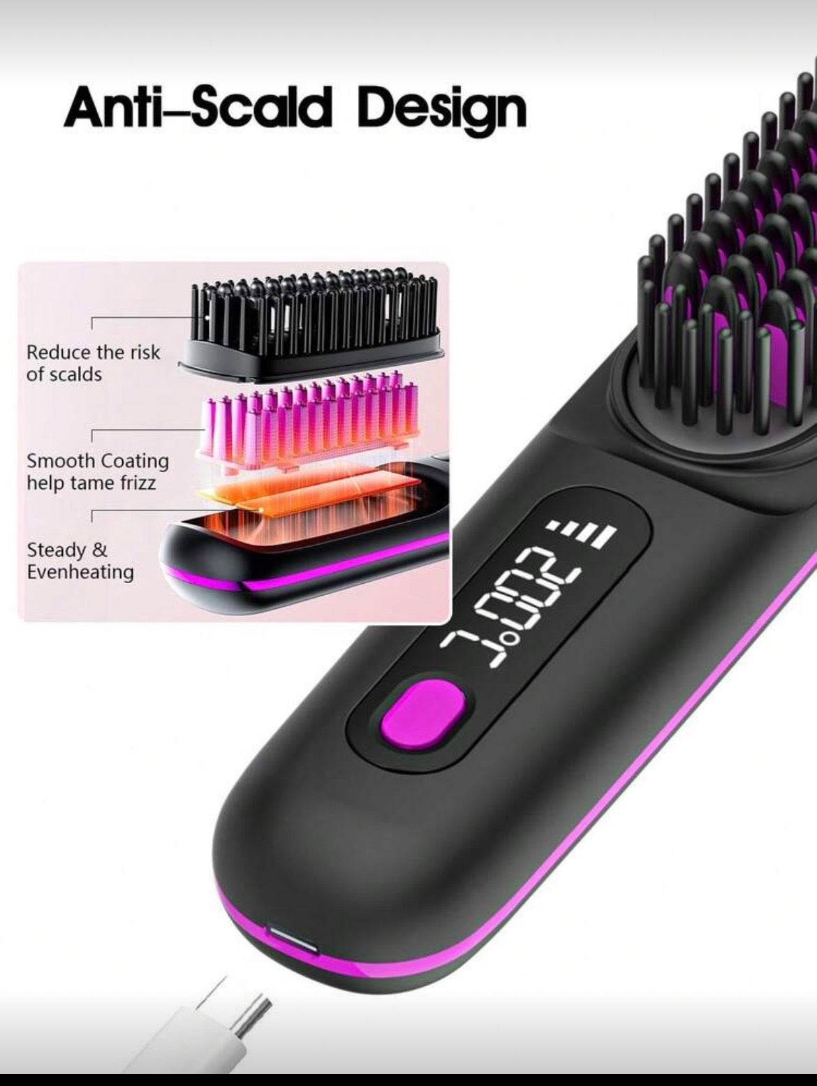 Wireless Hair Straightener￼