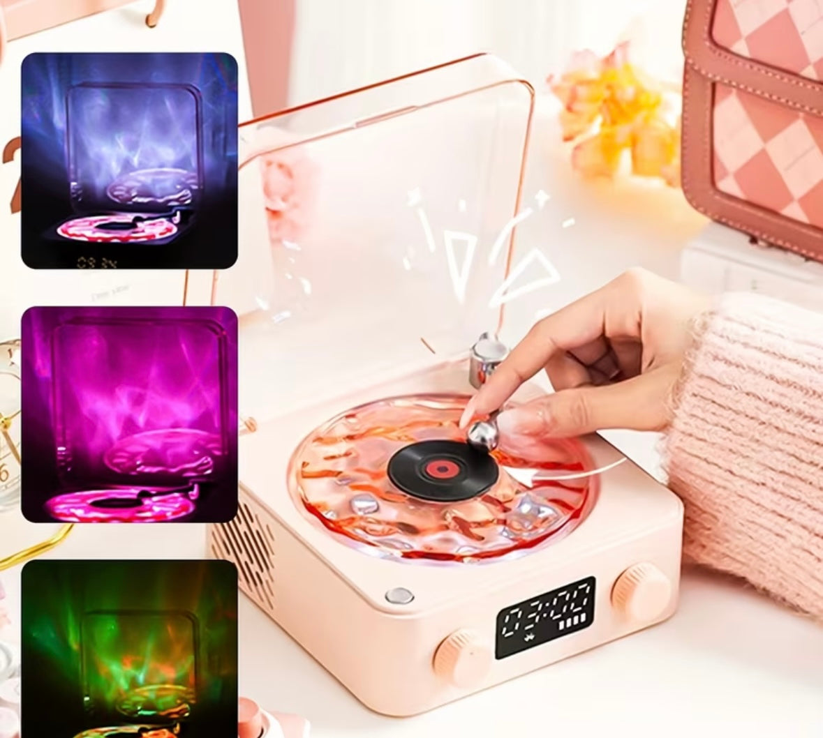 Multifunctional white noise stereo wireless speaker