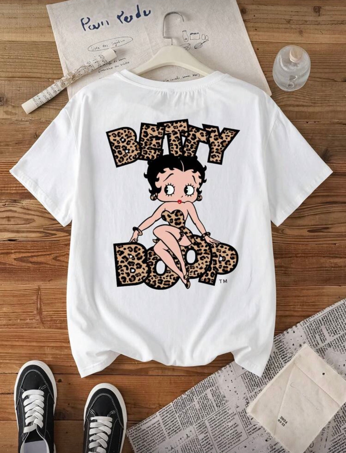 Plus Size Women Betty Boop T-shirt