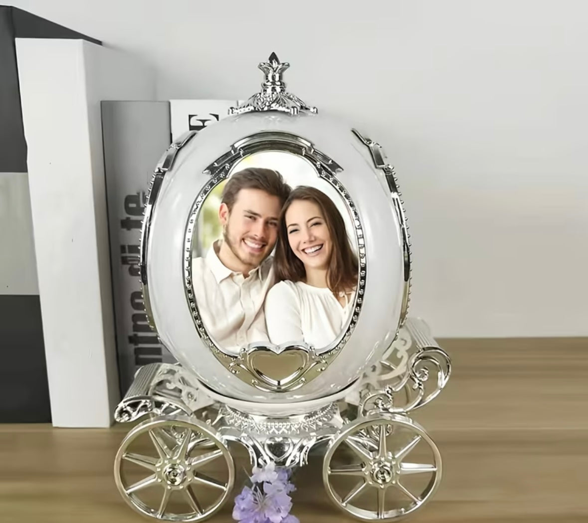 Customized Pumpkin Car Photo Music Box