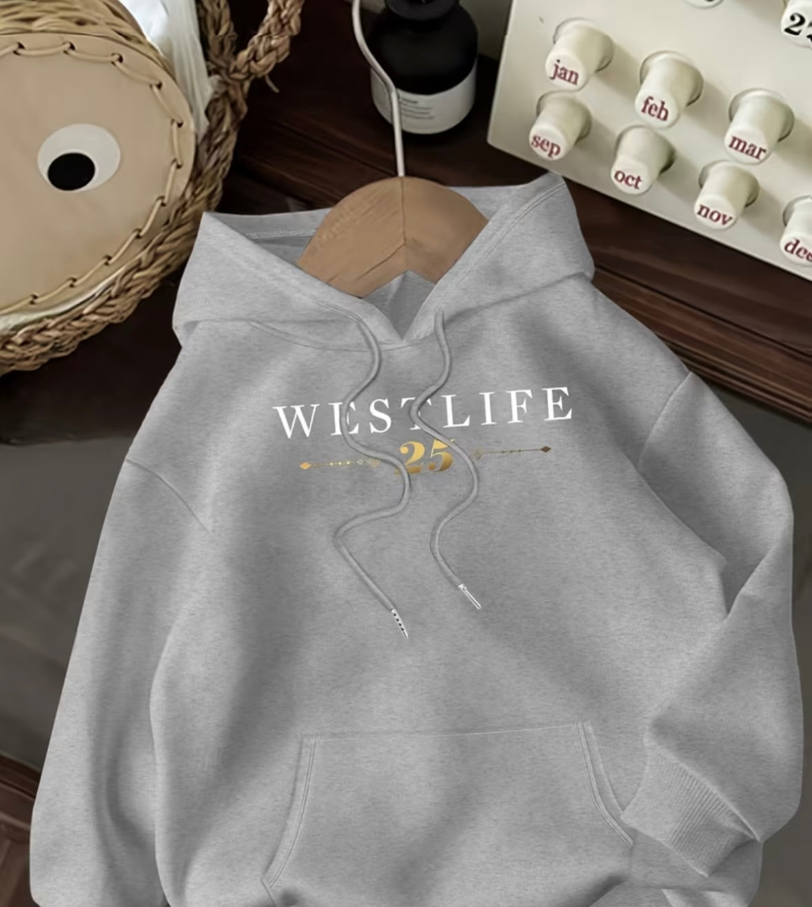 Westlife 25th anniversary tour graphic print hoodie