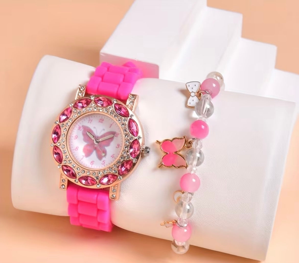 Watch & Braclet Set
