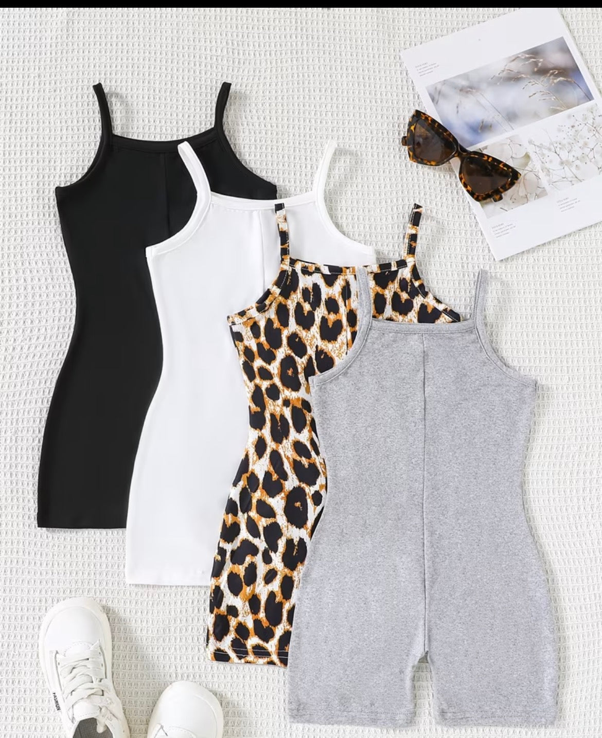 4PC Girls Jump Suits