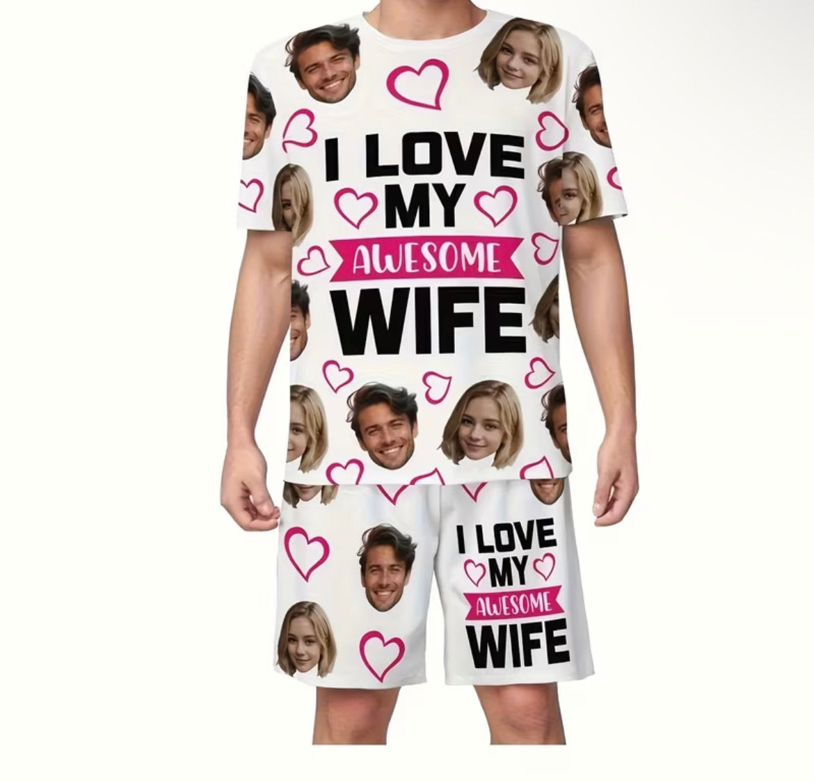 Personiled Men’s Short & T-shirt Set