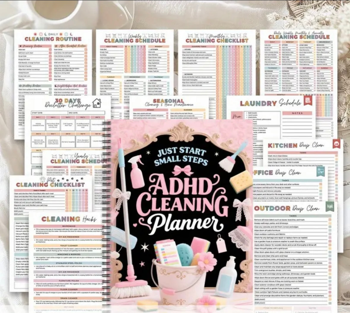 ADHD Cleaning Planner