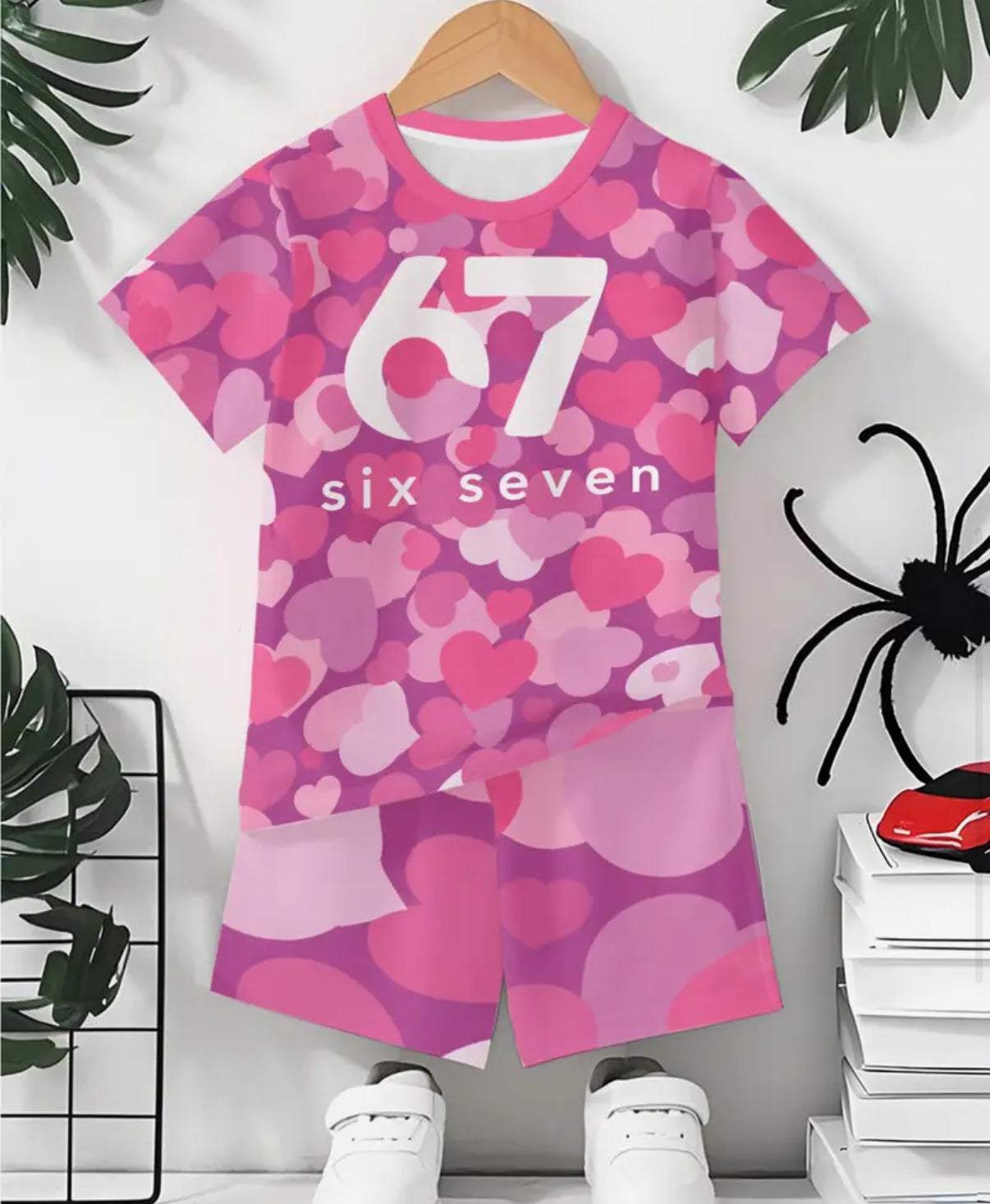 Kids 6 7 short set