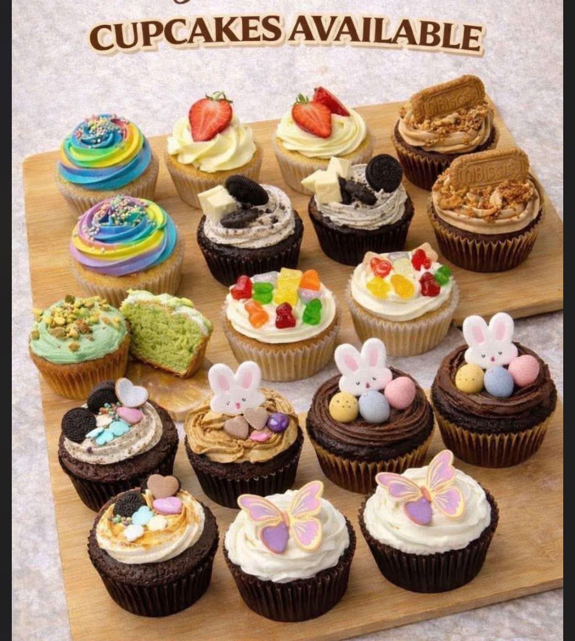 8 Cup Cakes