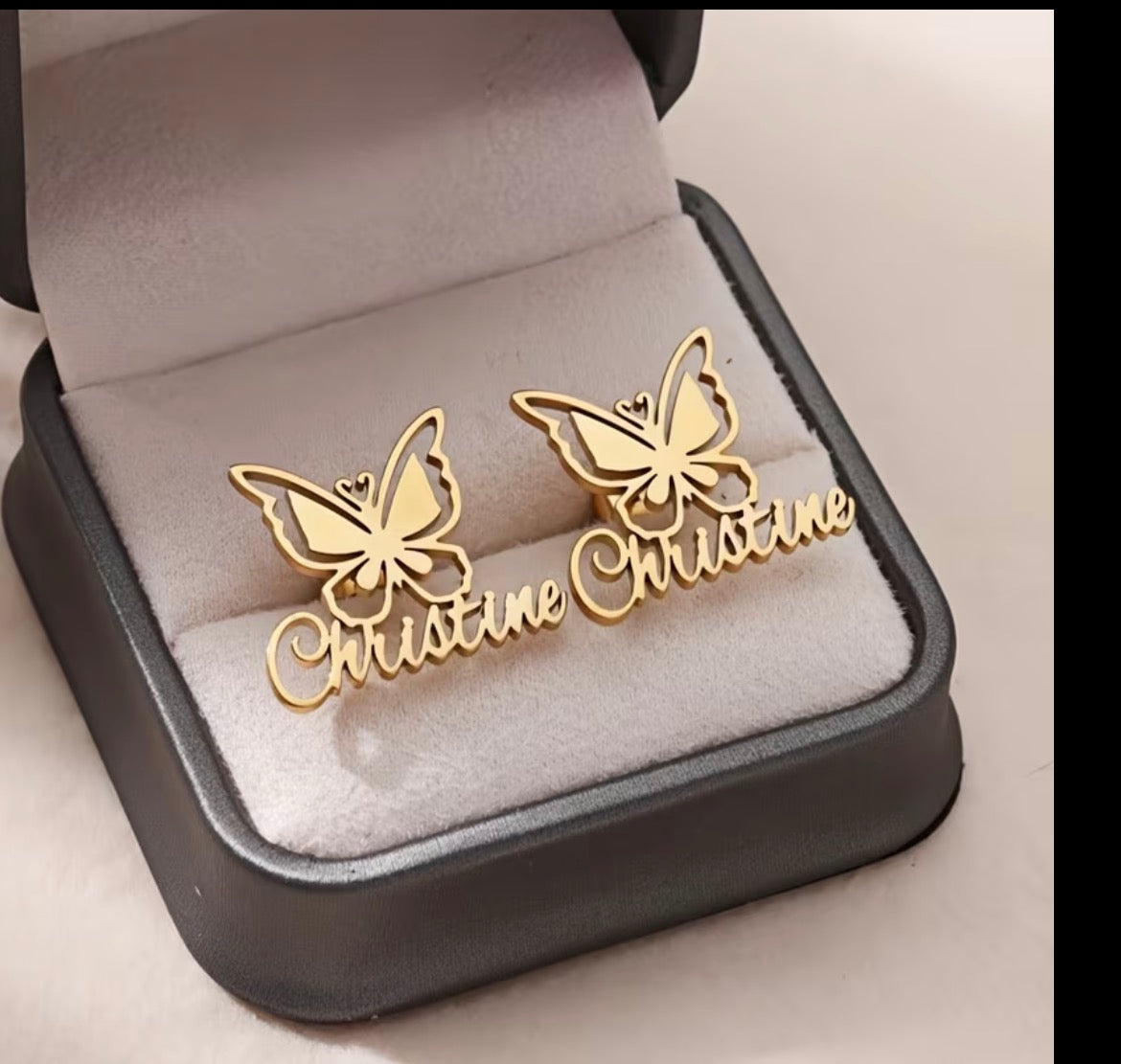 Personiled Butterfly Earings