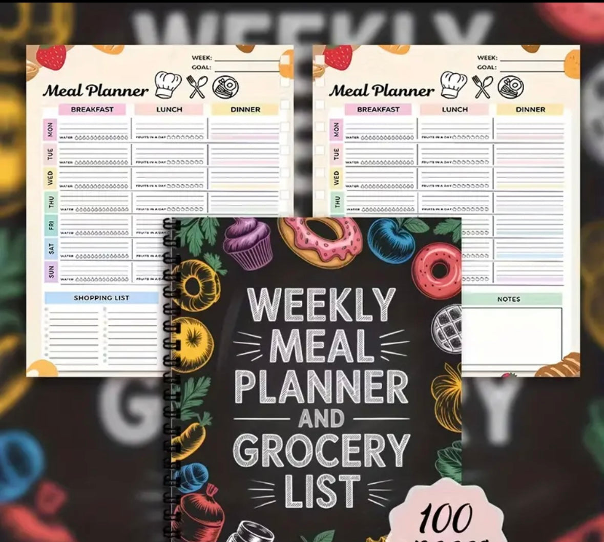 Weekly Meal Planner & Shopping List Organiser