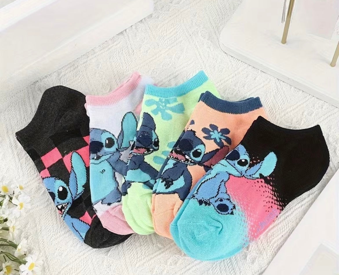 5 Pairs Women’s Alien Socks