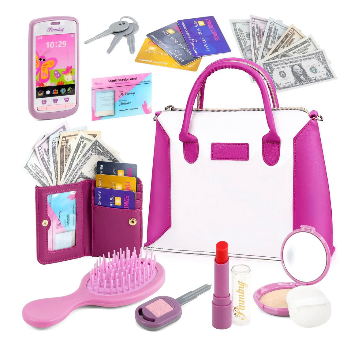 Toy Purse & Pretend Make Up