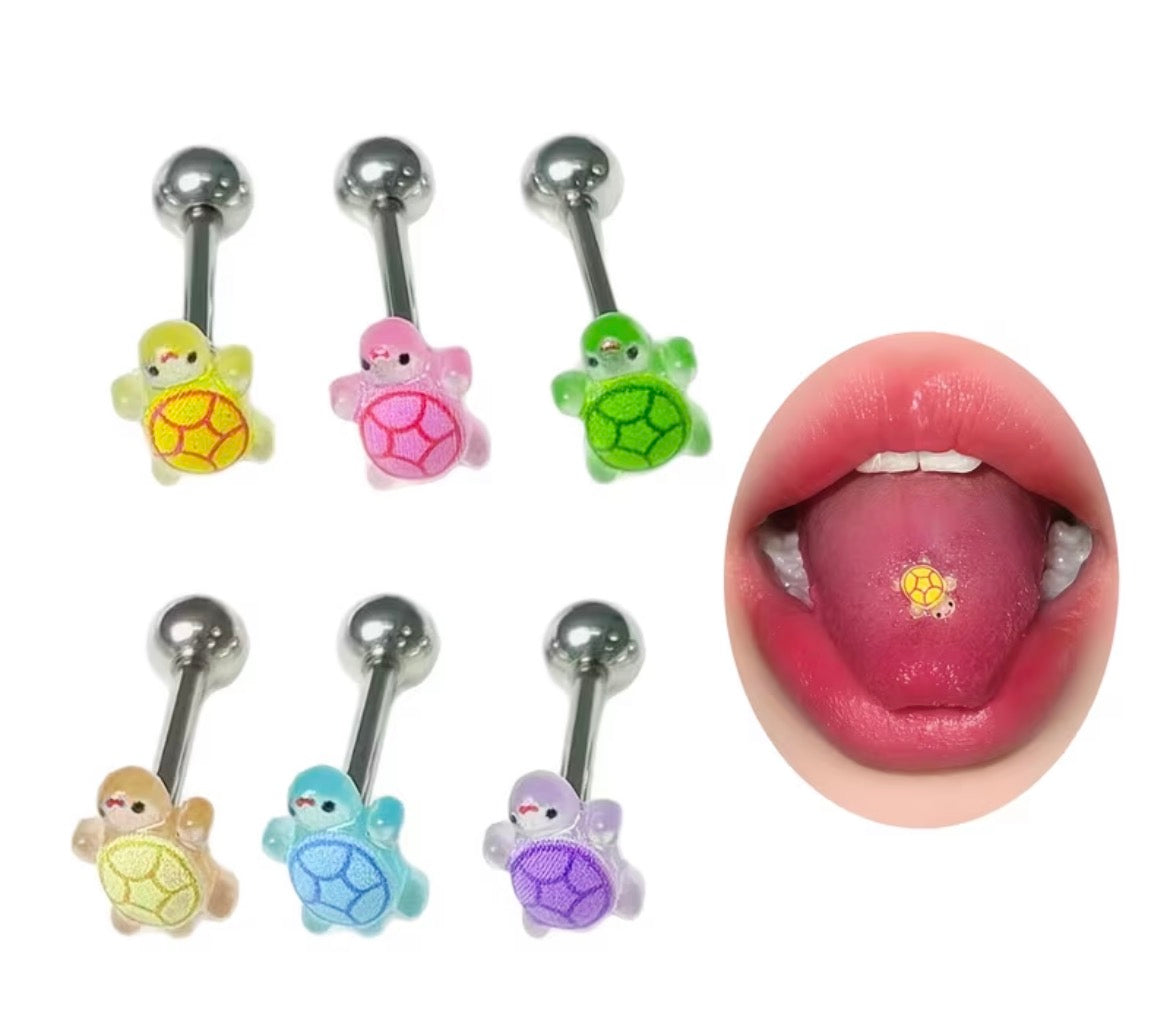 6PC Glow In The Dark Turtle Tongue Bar