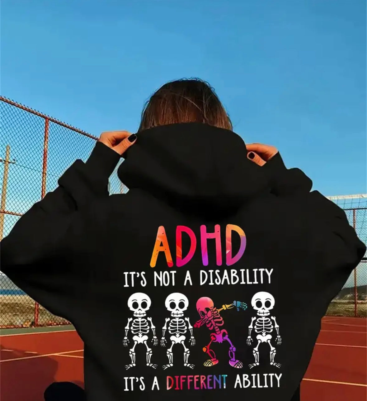 ADHD is not a hidden disability hoodie