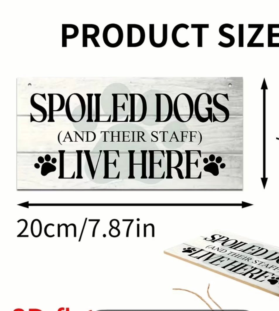 2D Flat Wooden 2D Sign