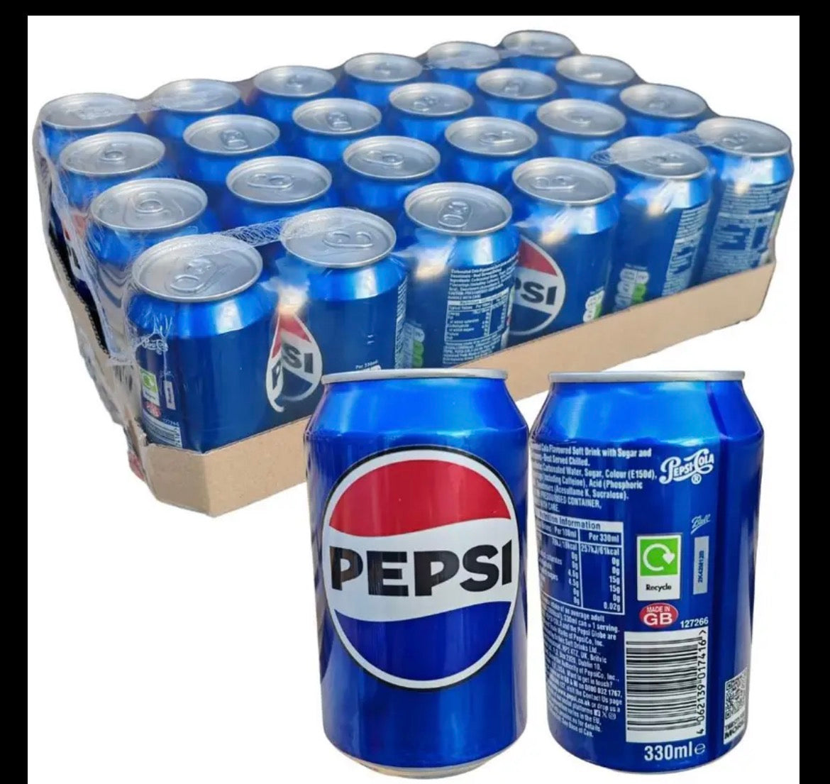 24 Cans Of Pepsi