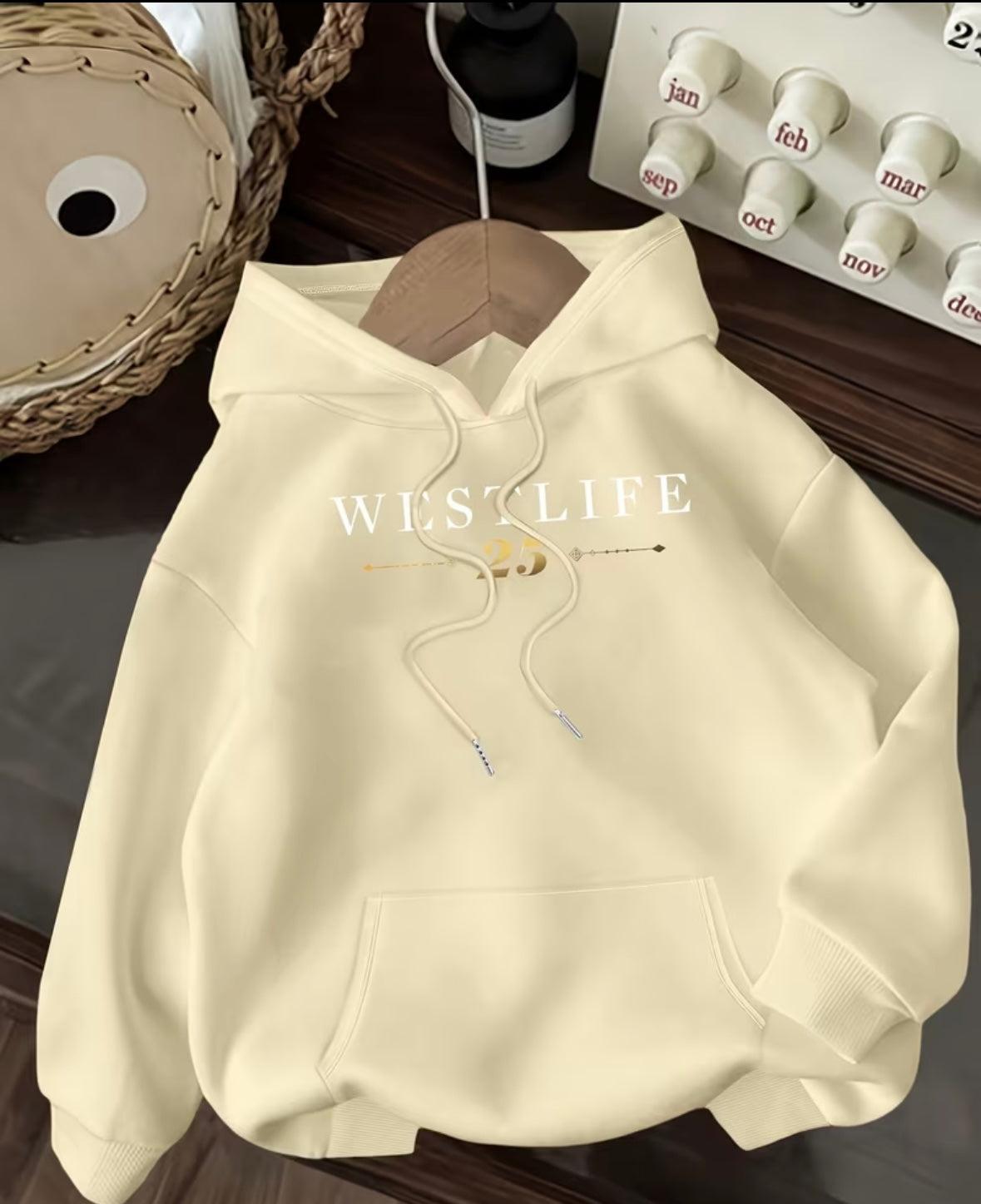 Westlife 25th anniversary tour graphic print hoodie