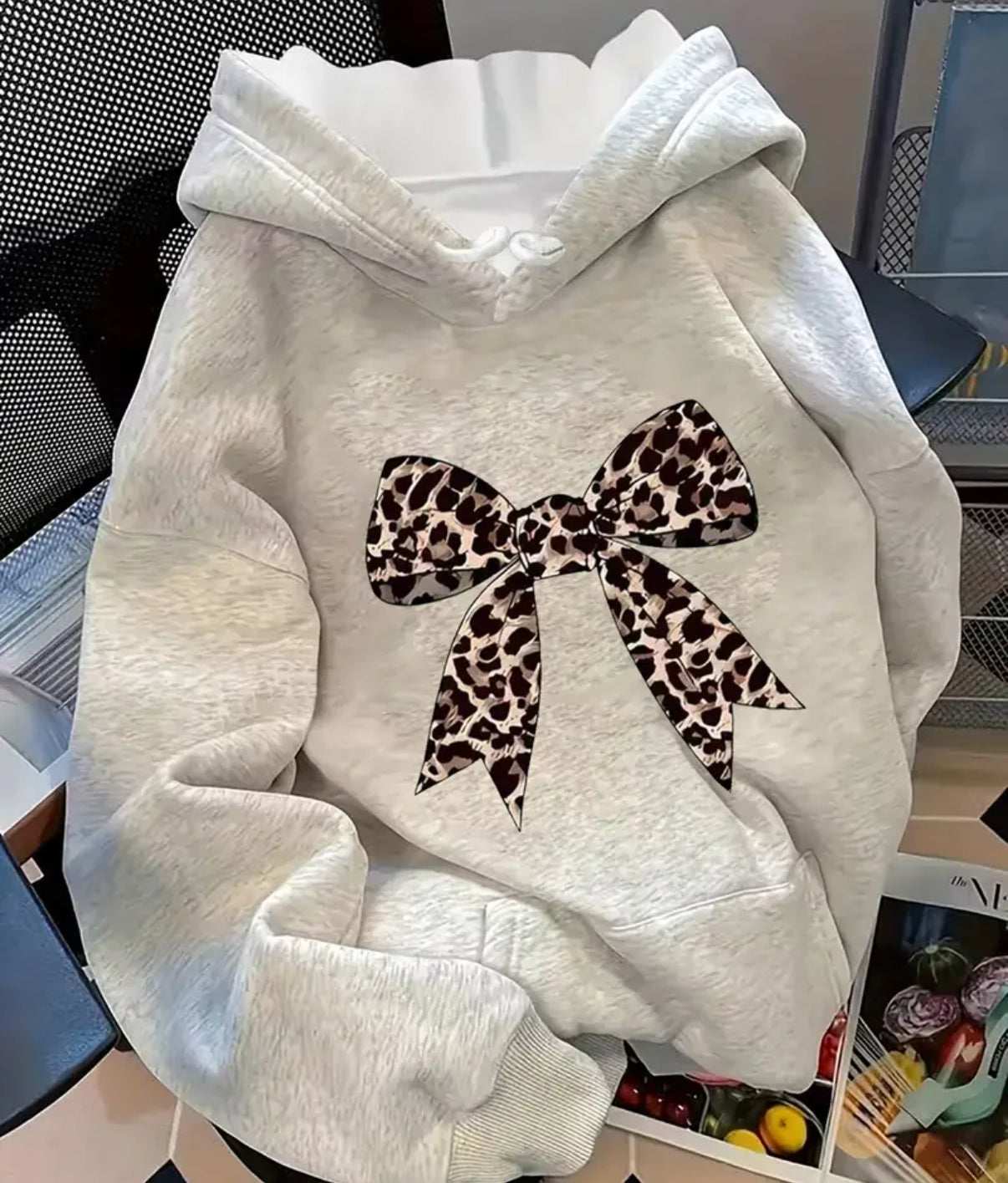 Ladies Bow Hoody