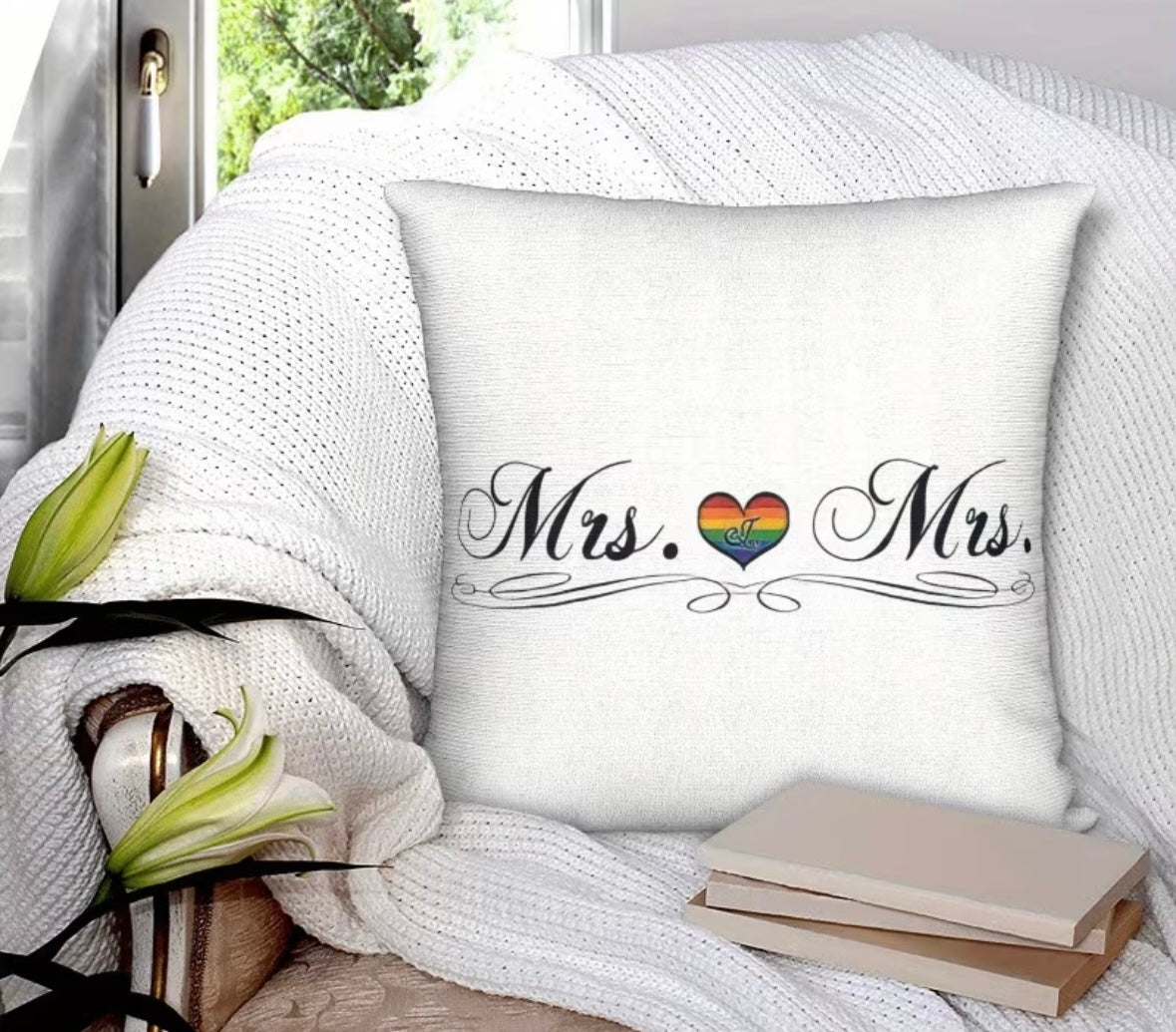 Double sided design pillowcase