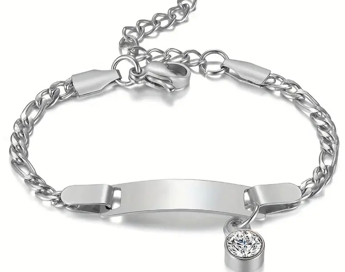 Personiled BirthStone Baby Braclet