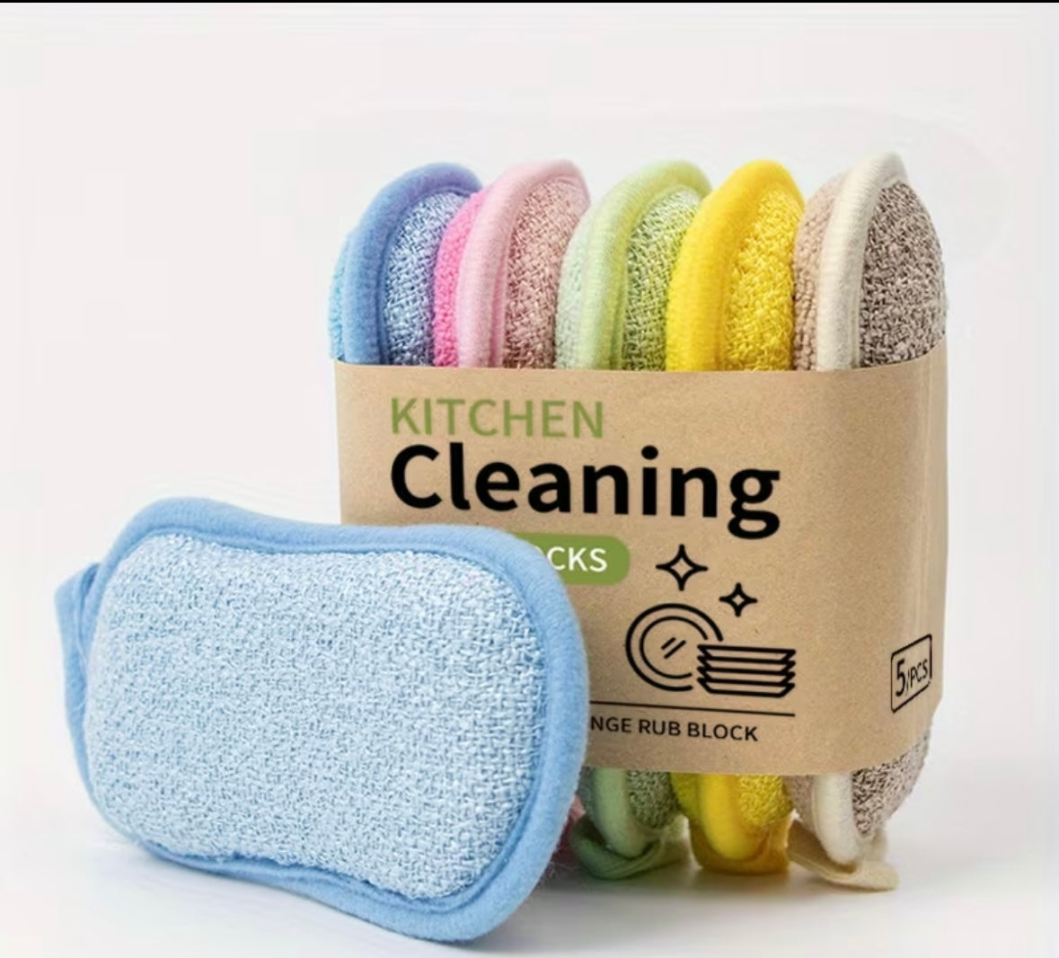 Reusable multifunctional sponge wipes