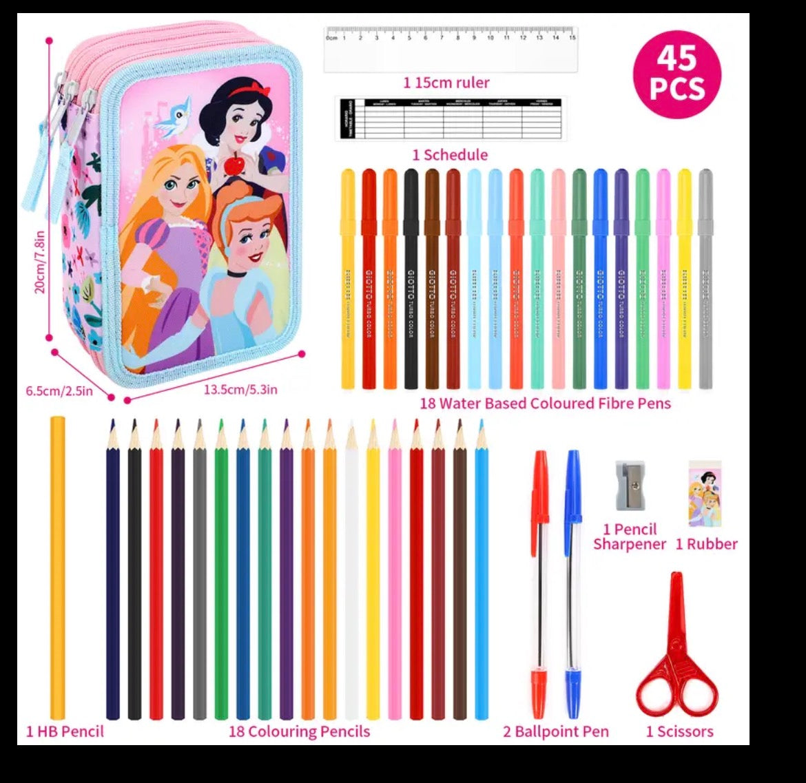 Princess Pencil Case