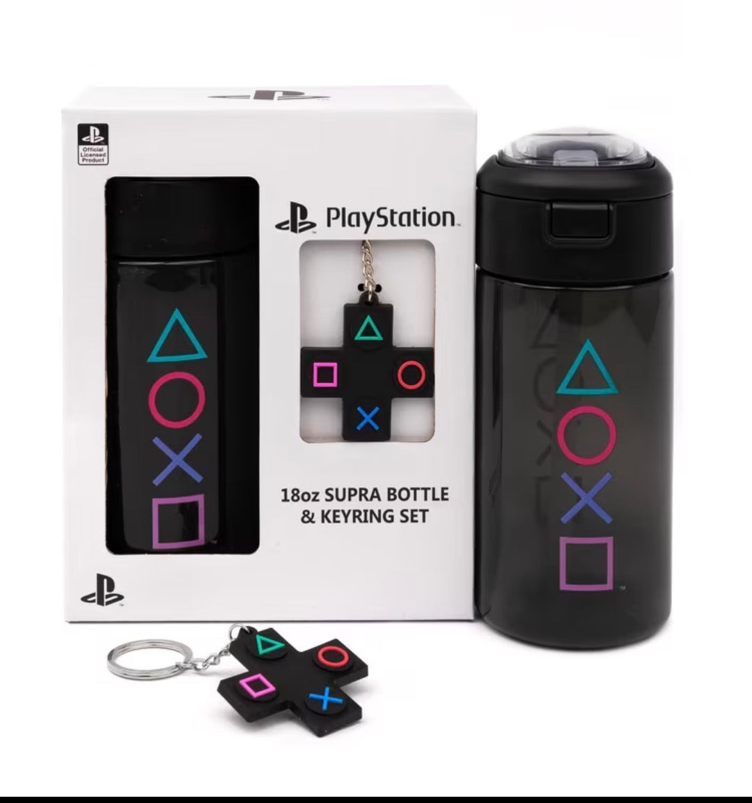PlayStation Water Bottle & KeyRing