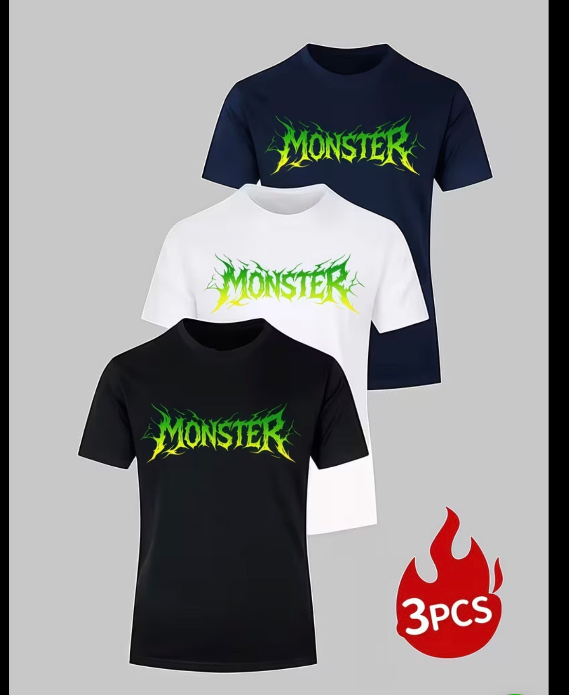 3PC Men T-shirt
