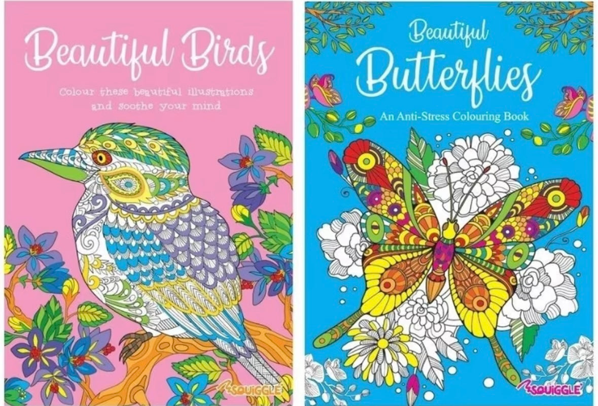 BG Squiggle Anti Stress Adult Colouring book
