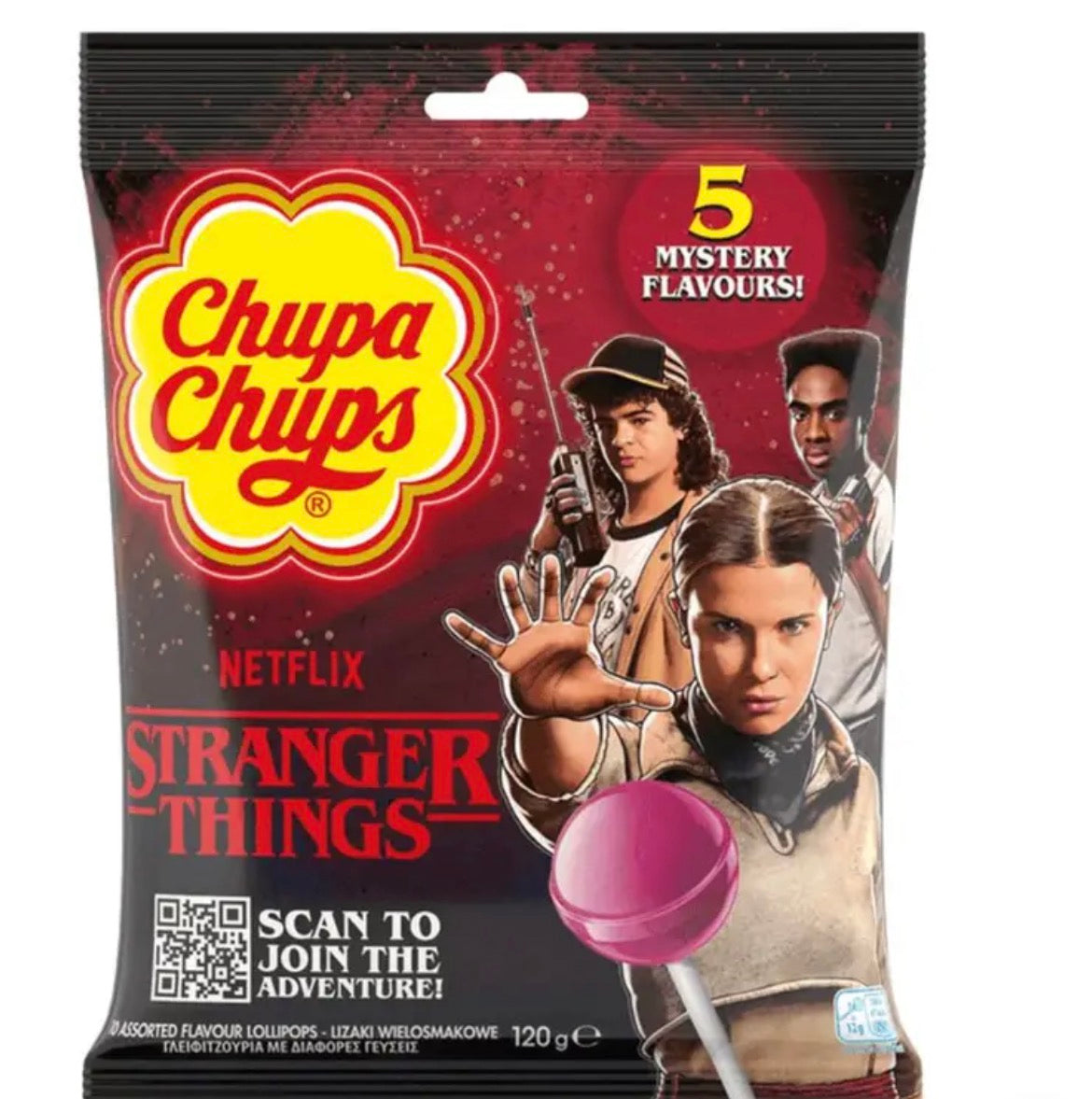 1 Of each Packet of Lollipops
