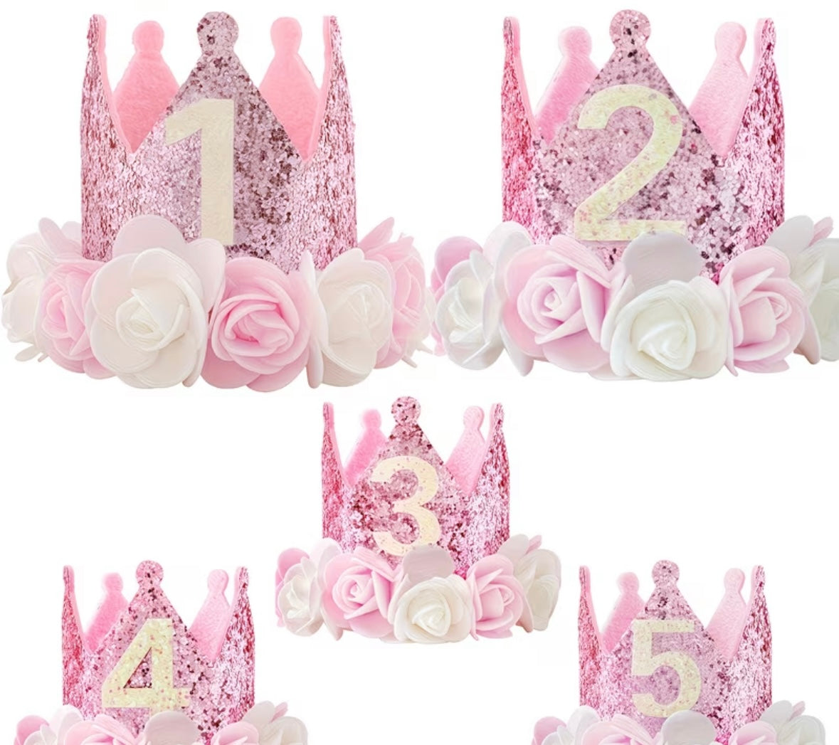 Birthday Hat for 1,2,3,4,5 years old