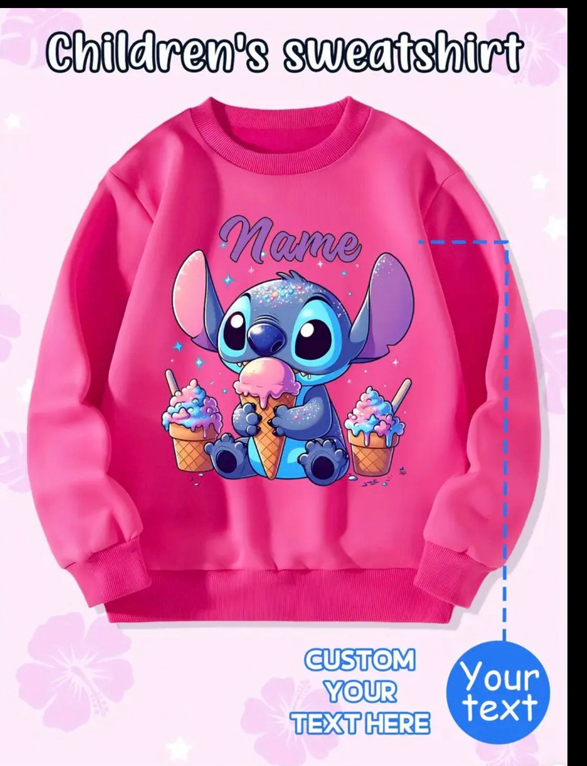 Alien girls Personiled Jumper
