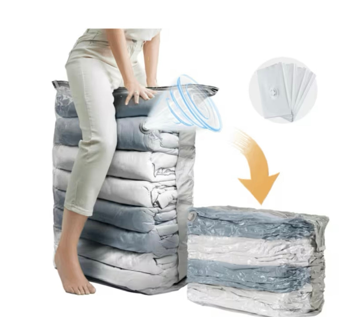 Extra Large Cube Vacuum Storage Bags
