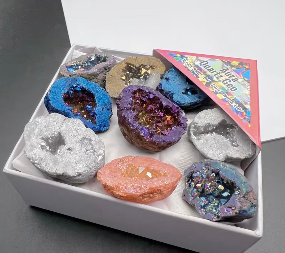 A beautifully packaged natural stone, mineral