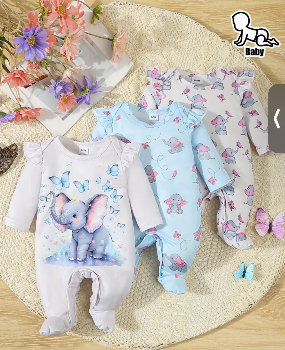 Girls 3pce Set Bodysuits