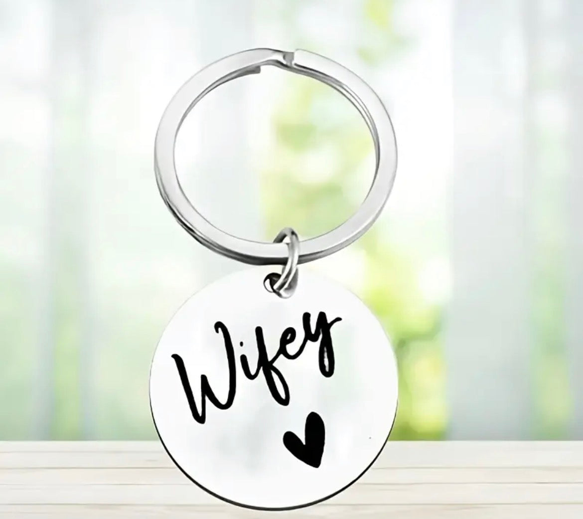 2PC Hubby & Wifey KeyRing
