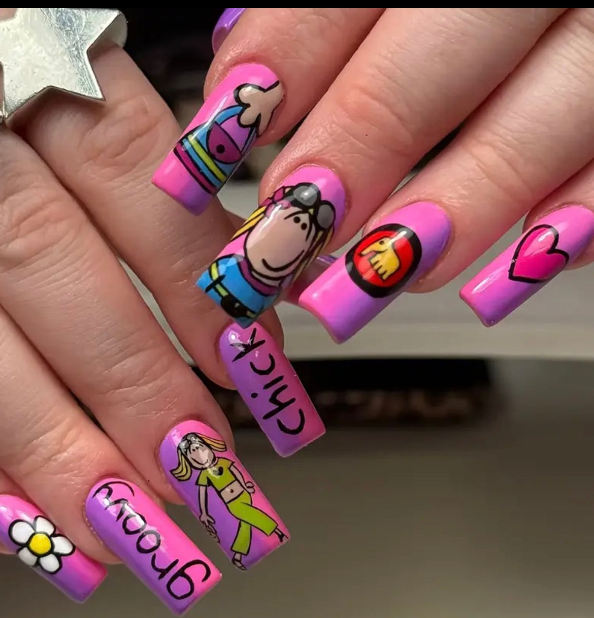 Groovy Chick Nails
