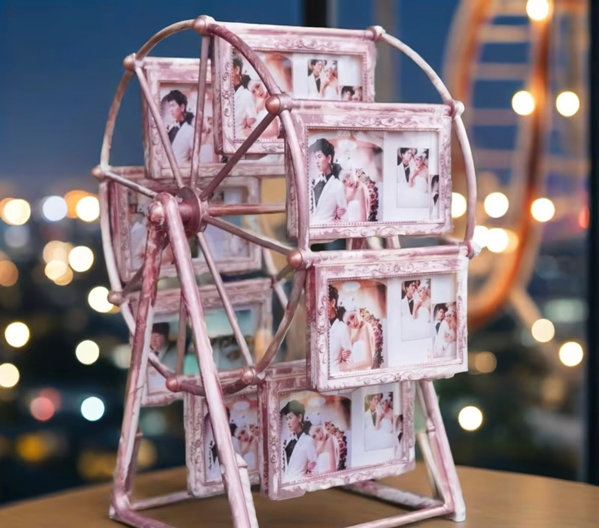 Vintage Rotating Ferris Wheel Photo Frame
