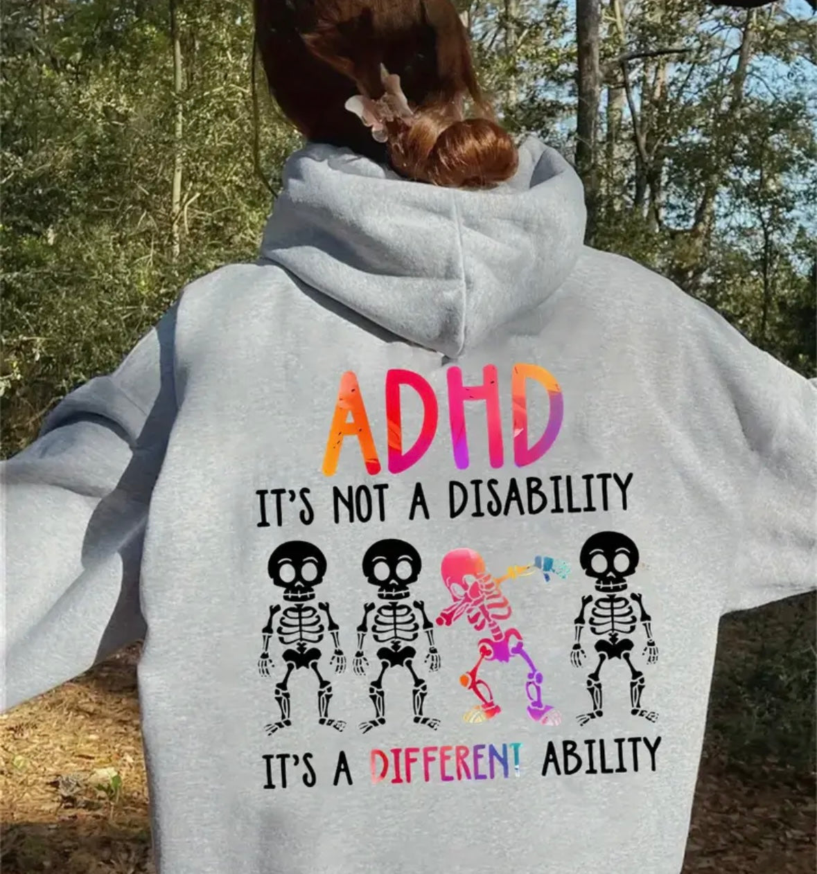 ADHD is not a hidden disability hoodie