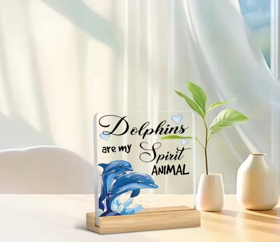 Dolphin 2D Arcryic Oranament