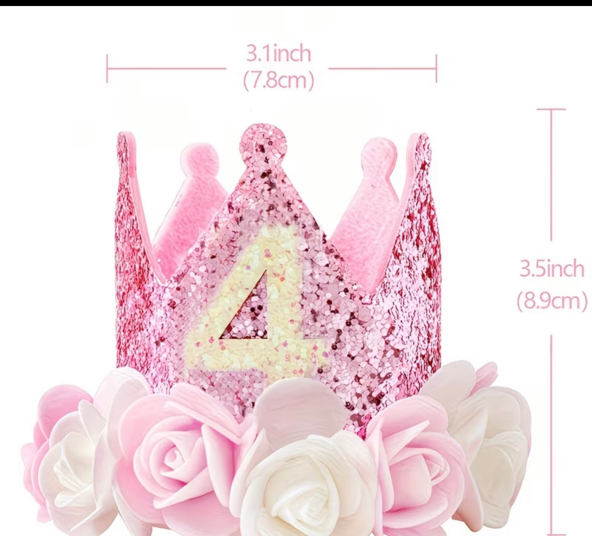 Birthday Hat for 1,2,3,4,5 years old
