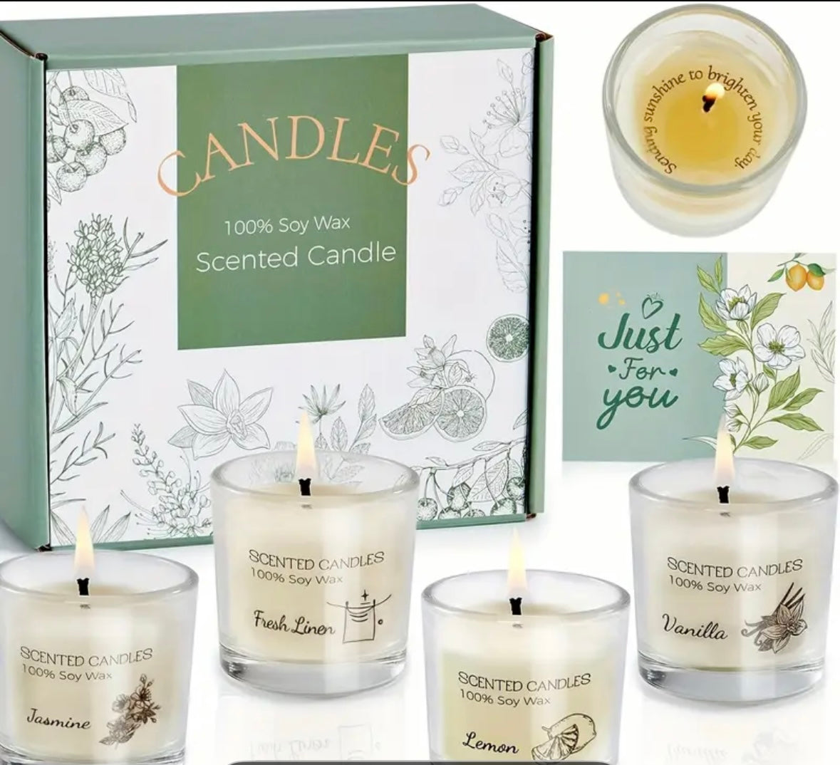 4pcs Scented Candle Set