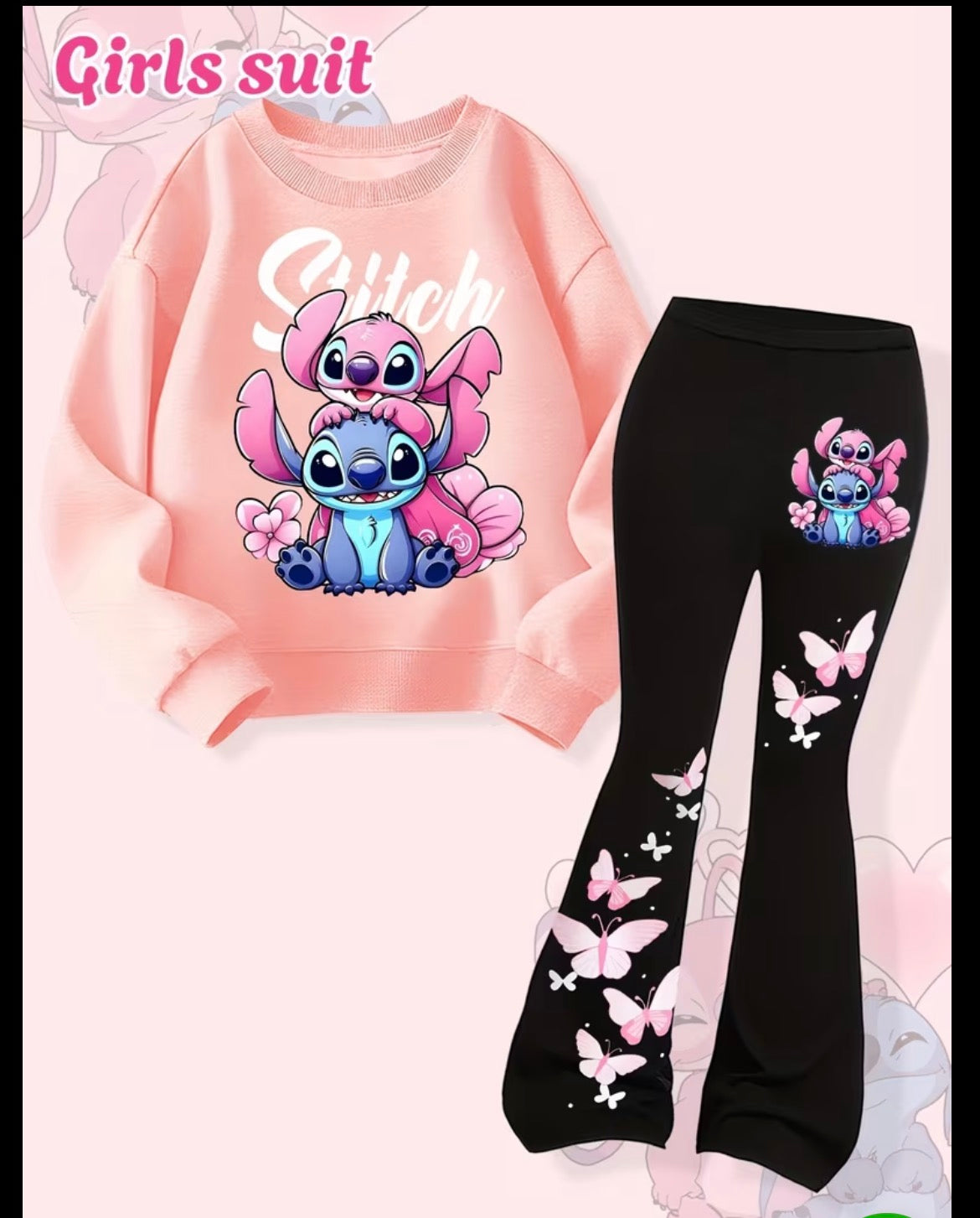 Girls Alien Jumper & trousers Set