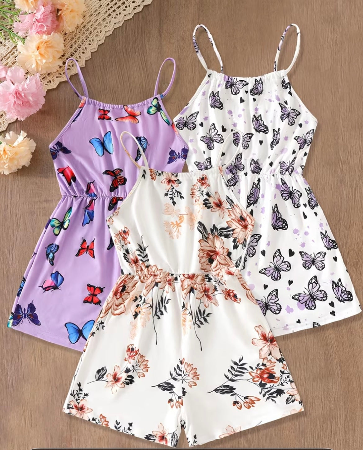 3PC Girls JumpSuits