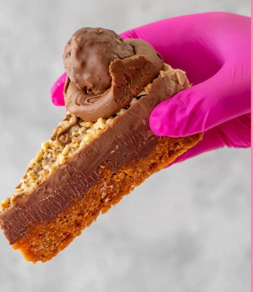 Hazelnut Cornflake Pie Slice