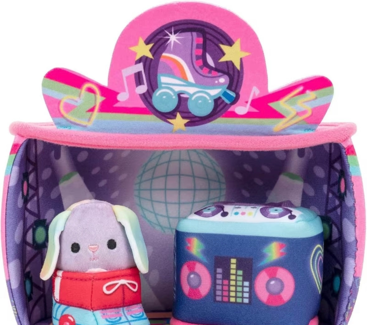 Squishmallows deluxe roller disco playset